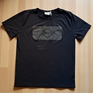 MINI Cooper Logo T-Shirt – Black – Size XL – 100% Cotton – Made in Portugal